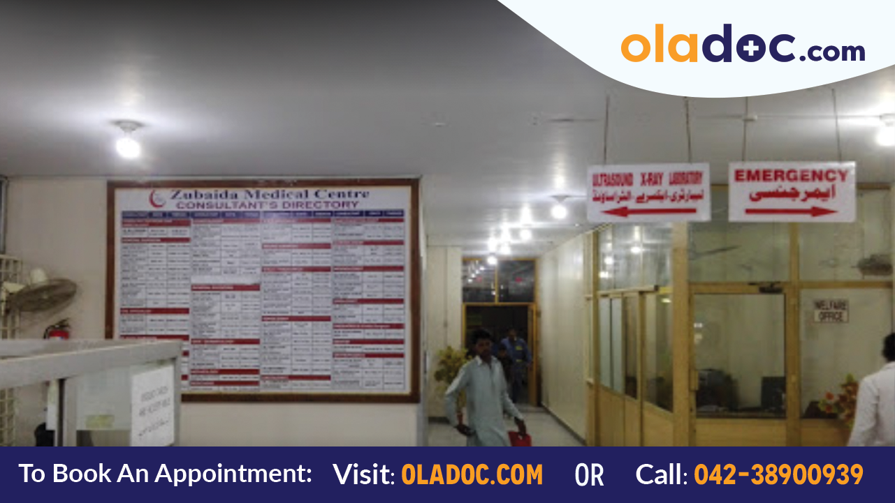 Zubaida Medical Centre (ZMC), Karachi Doctors List, Fee, Contact